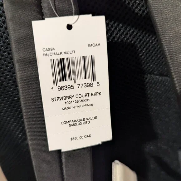 Coach Backpack with Strawberry Print CAS94 - Picture 11 of 11